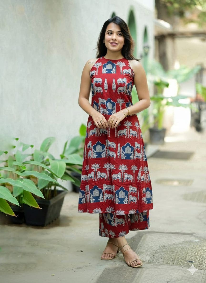 Kalamkari inspired Co-Ord Set