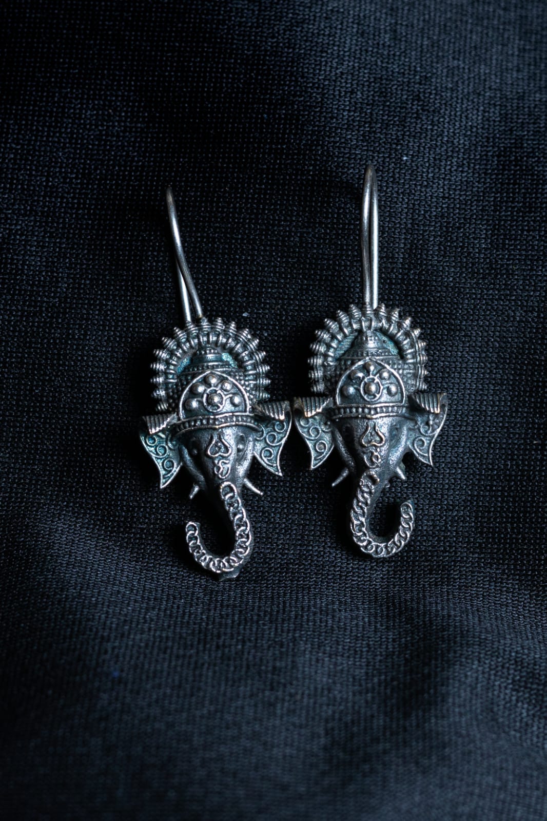Royal Mesh Ganapathi Earing