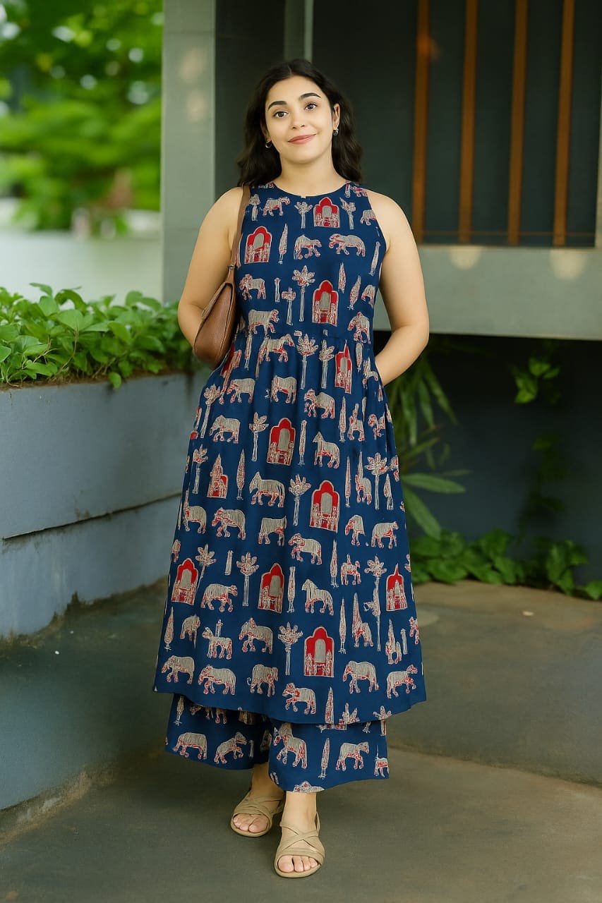 Summer Royal Blue Co-Ord Set